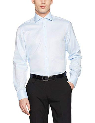 Van Laack Herren RIVARA-TFN Freizeithemd, Blau (Hellblau 720), 41 im Sale